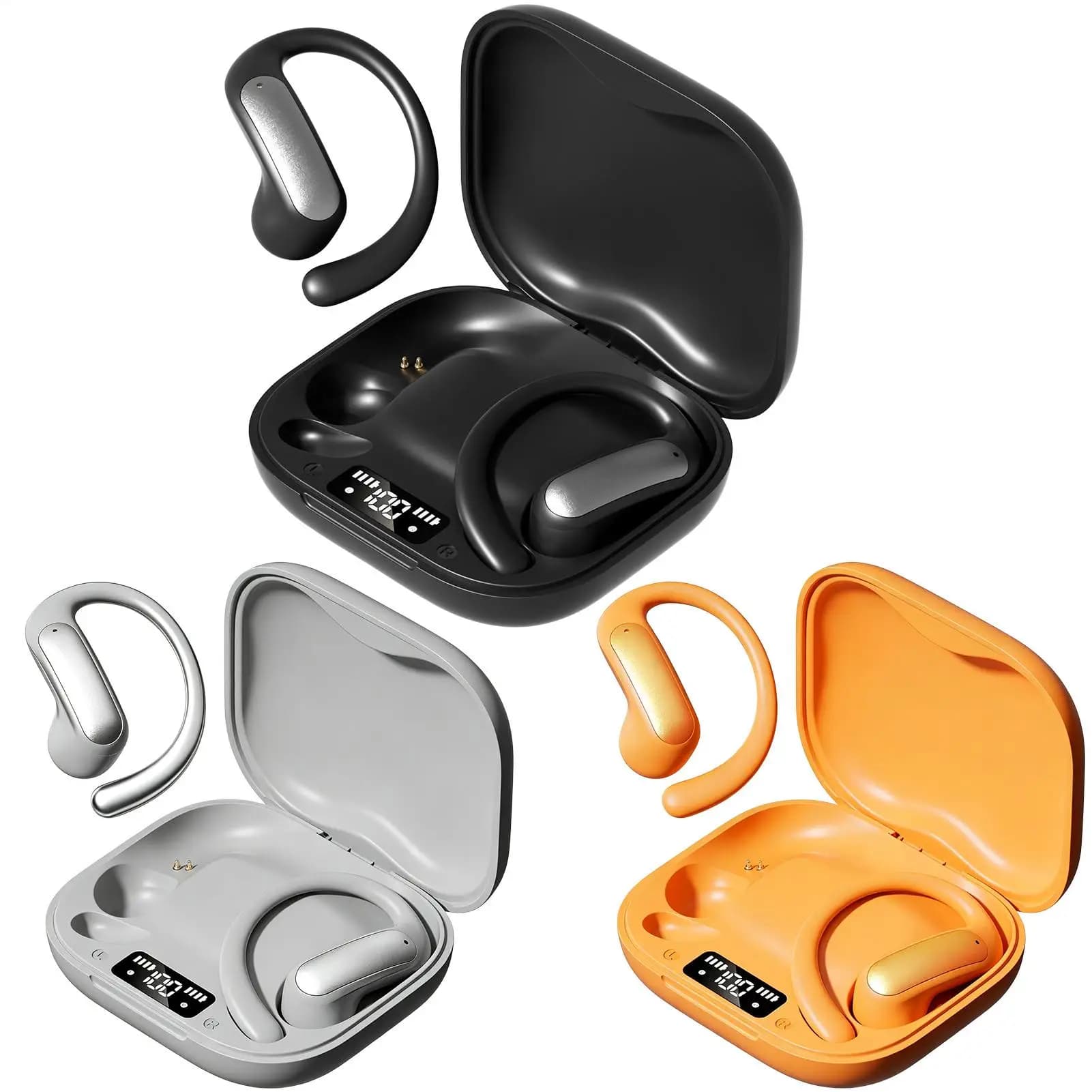 Translation Headphones AI Intelligent Wireless Open Ear Translator Earphones Wireless Meeting Translation Earbuds For School
