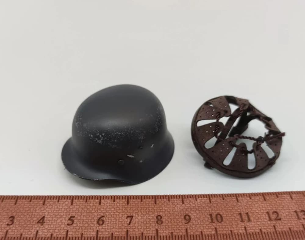 1/6 DID D80172 Man Metal Helmet Inner Net Black Long Hollow Boot Shoe Glove Accessories For 12" DID COO DAM Action Figure DIY