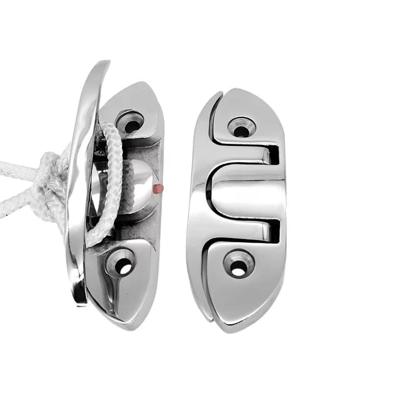Boat Stainless Steel Hardware 12" Boat Folding Yacht Marine Mooring Anchor Dock Cleat