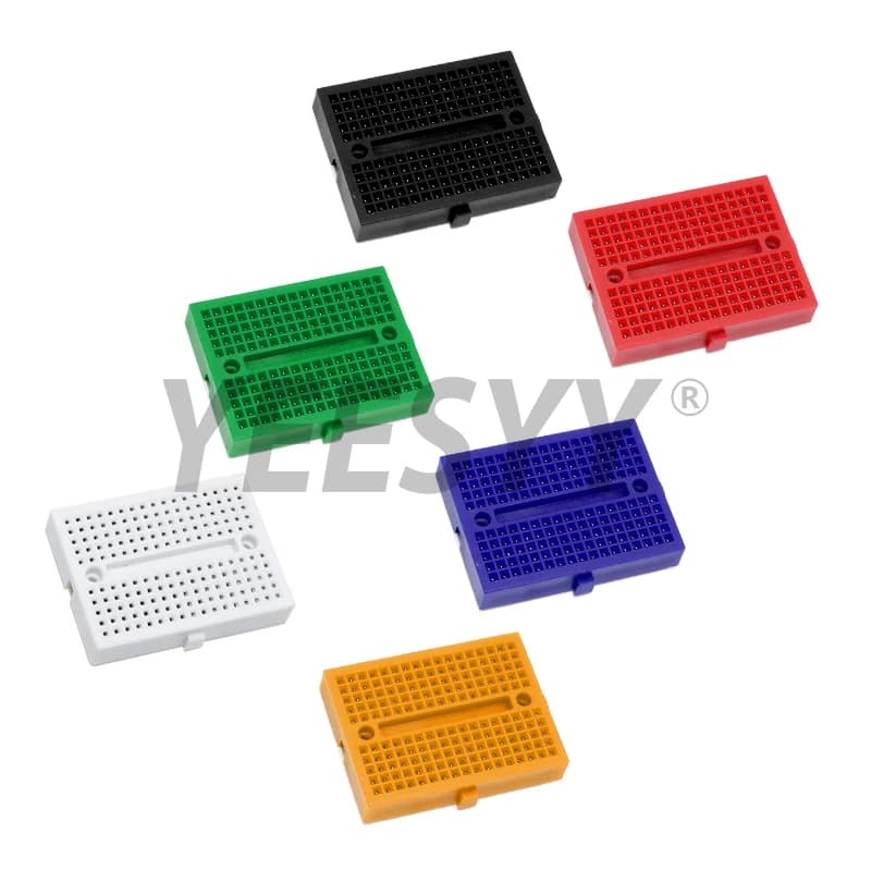 SYB-170 Kit mini breadboard from 6 pieces with 170 connecting points Card bread PCB prototype SYB-170 without welding for Arduino
