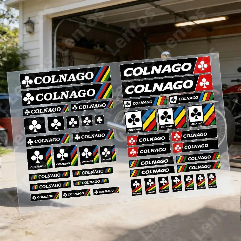 C-col-nago Reflective Motorcycle Stickers Waterproof Vinyl Decals For Motorbike Helmet Fuel Tank Bike