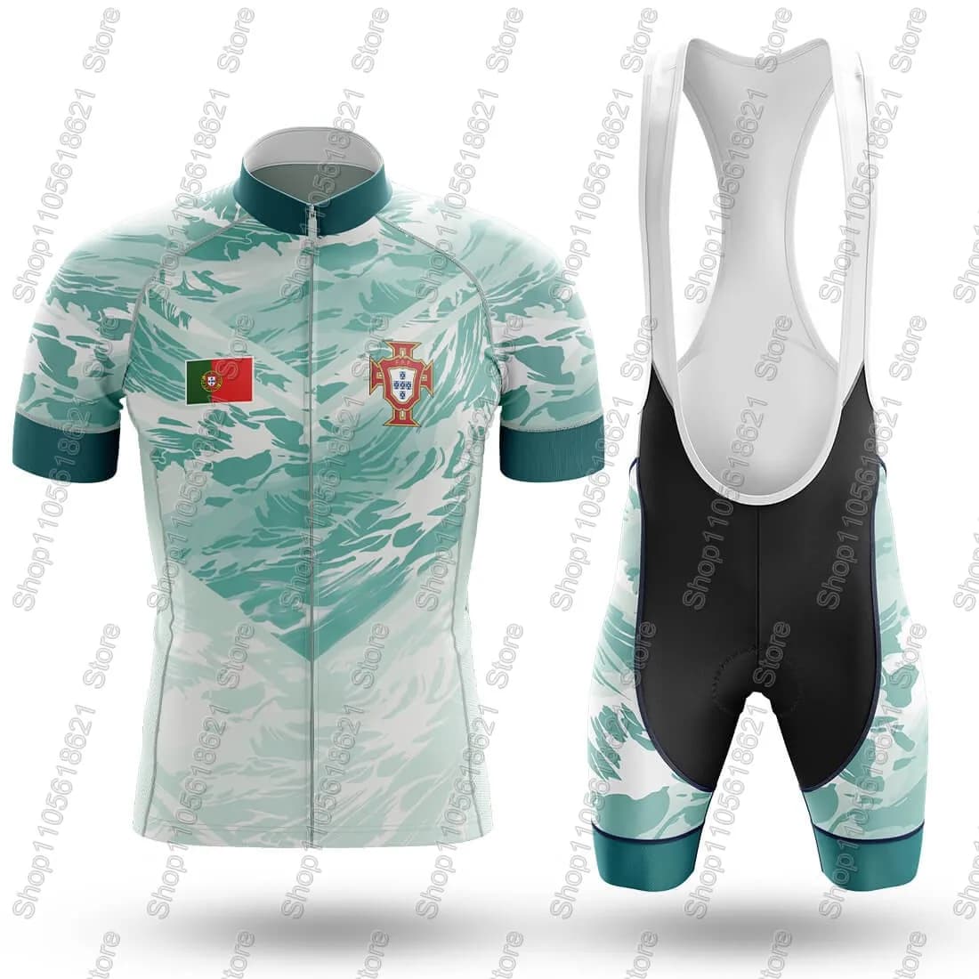 Portugal 2026 Team Cycling Jersey Set National New Cycling Clothing kits Men Road Bike Shirts Suit Bicycle Bib Shorts MTB