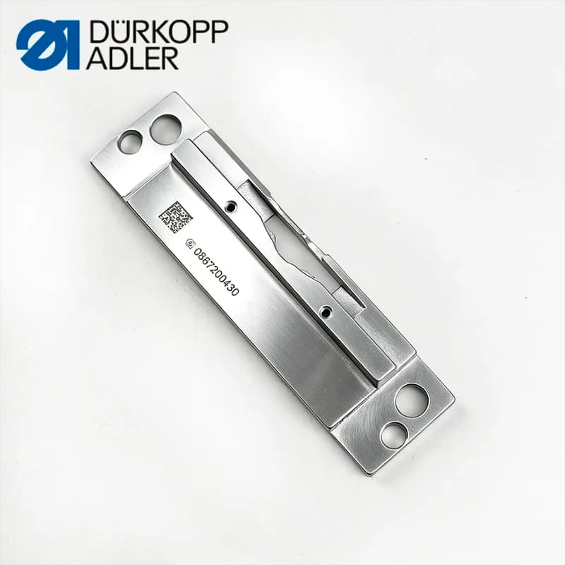 Piastra dell'ago per macchina industriale Durkopp Adler serie 887 # 0887220430 Piastra ago grande Durkopp Adler 887