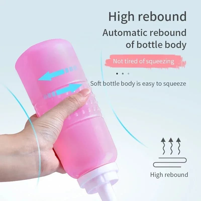 500ml Portable Bidet Spray Handheld Travel Bidet for Pregnant Women Baby Cleansing Water Washer Bottle Baby Mom Showers
