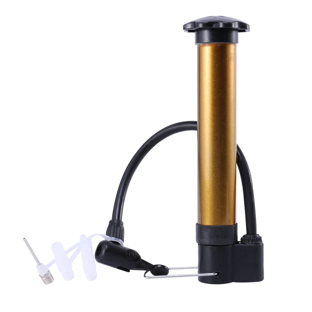 Pompa Gonfiabile per Pneumatici Bici con Adattatore Valvola Schrader Leggera per Bici, Palloni da Calcio e Basket - Gonfiatore Portatile