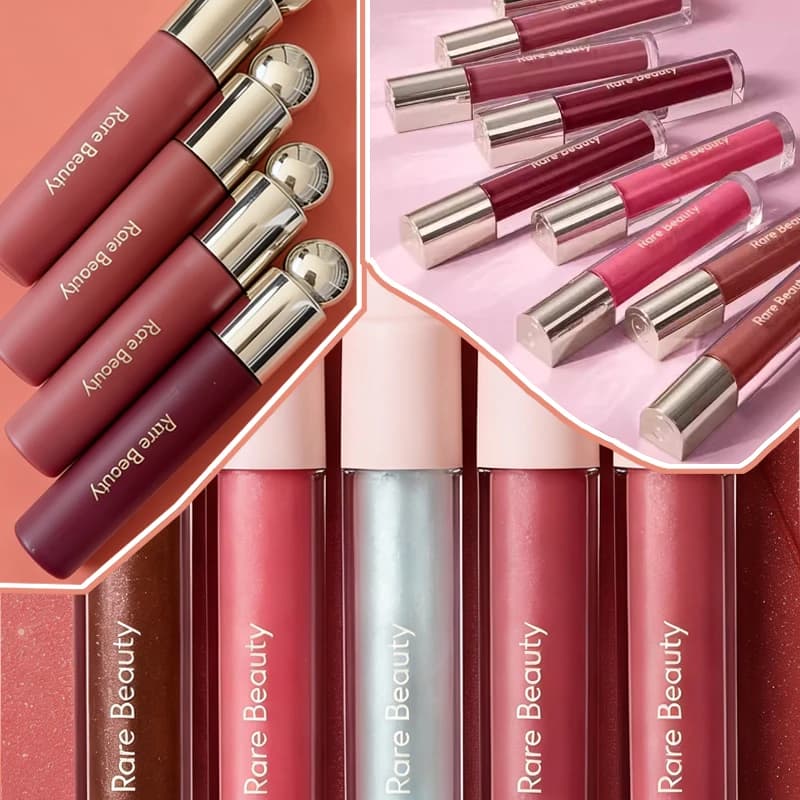Rossetto Rare Beauty, Vari Tipi, Opaco, Lunga Durata, Copertura Totale, Idratante, Soft Pinch Mauve, Olio Labbra Gel-Olio Non Appiccicoso