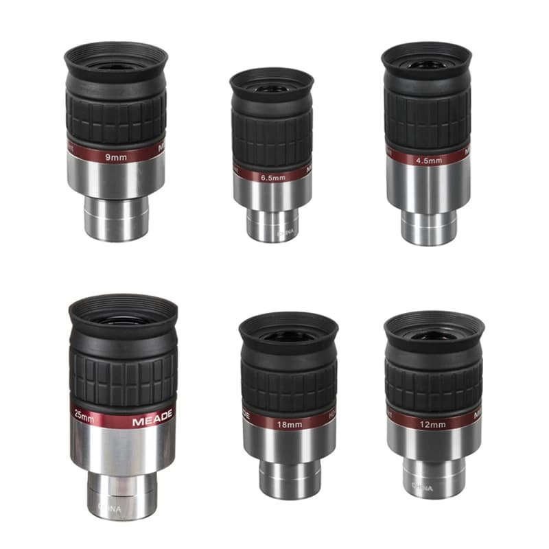 Meade 1.25 pollici HD-60 oculare grandangolare 4.5/6.5/9/12/18/25mm accessori per telescopio astronomico
