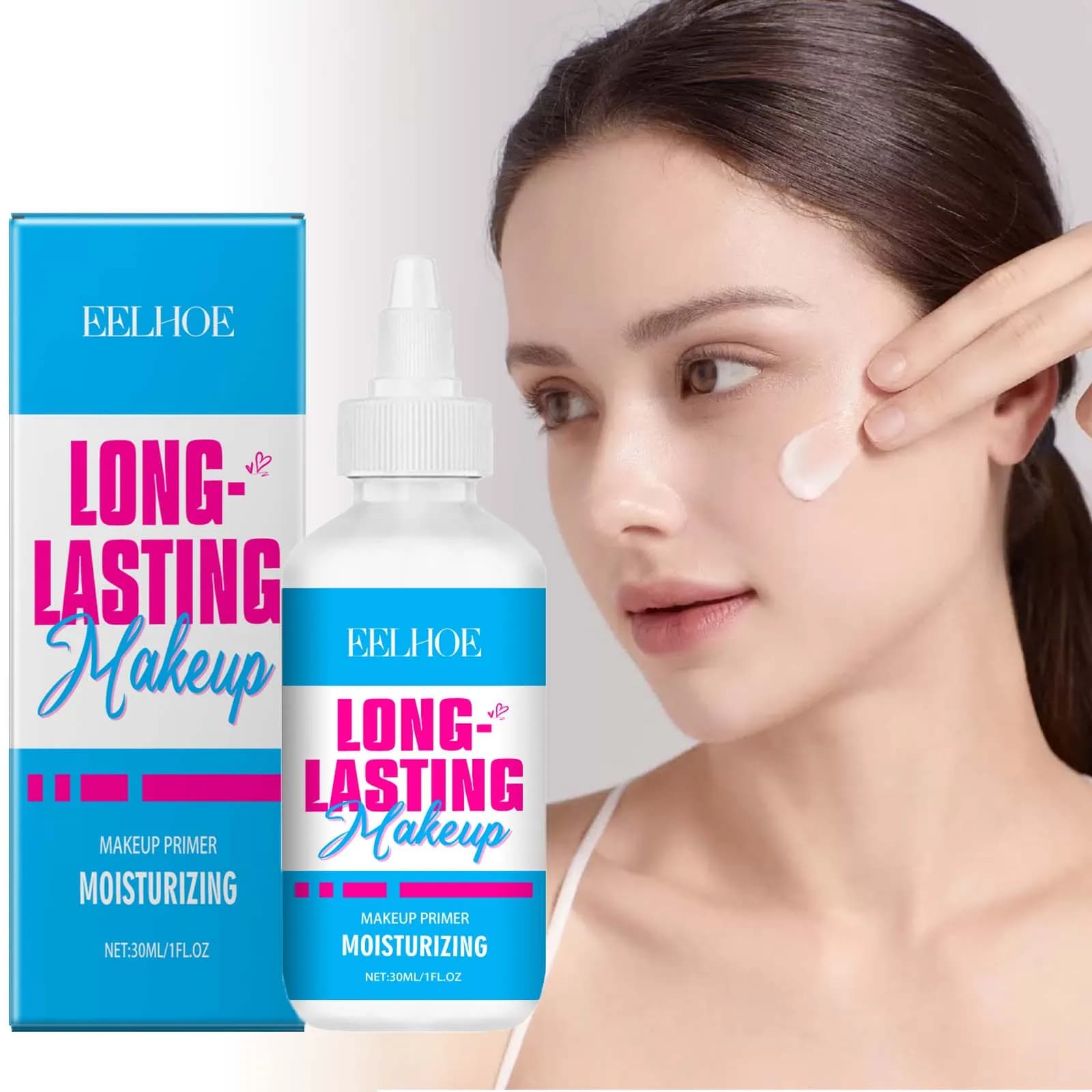 Primer per trucco idratante Idratazione profonda Migliora la pelle secca Correttore naturale Base Trucco Primer viso idratante duraturo Crema