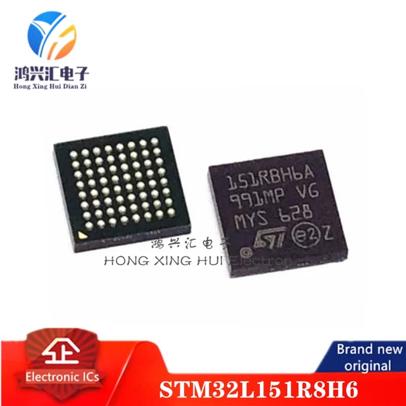 Nuovo/Originale STM32L151R8H6 MCU ARM Cortex M3 a 32 bit RISC 64KB Flash 2.5V/3.3V 64-Pin TFBGA Tray