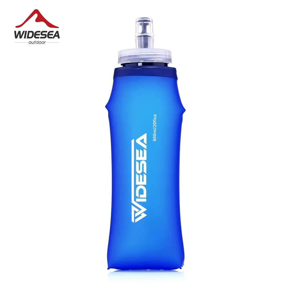Widesea 600ml Camping Soft Bolt, Foldable Shoulder for Sport, Exterior Running Shoulder Bag, Bicycle Hydrating Waist Bag, Without BPA