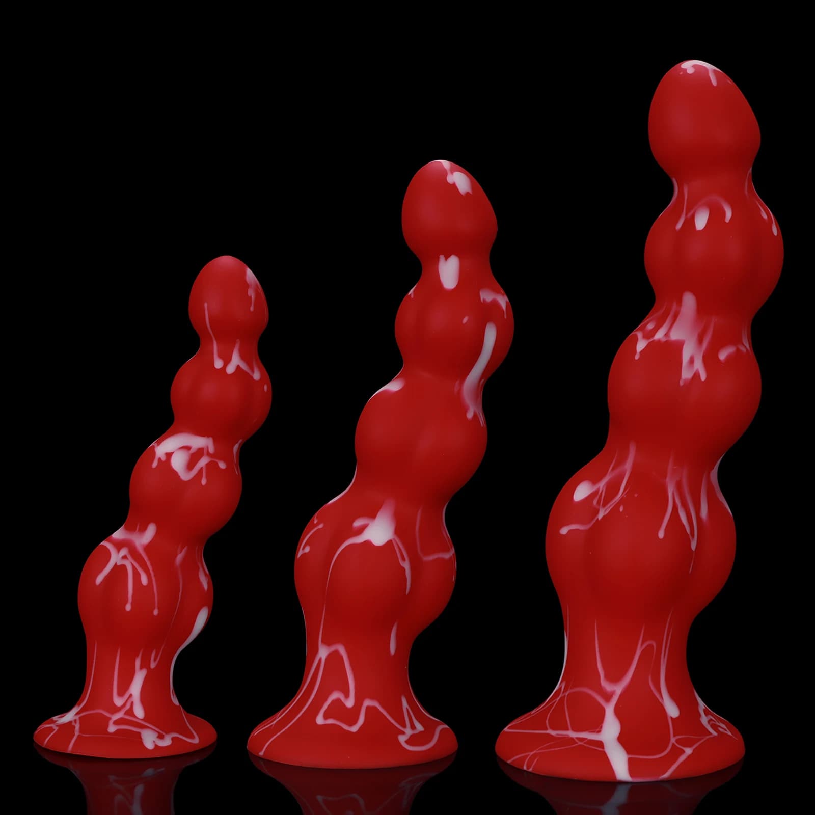 3 Formati S/M/L Perline Anali Lunghe Palline Formazione Anale Espansione Dialatore Silicone Morbido Anal Plug Giocattoli Adulti Del Sesso Per Le Donne Degli Uomini Gay