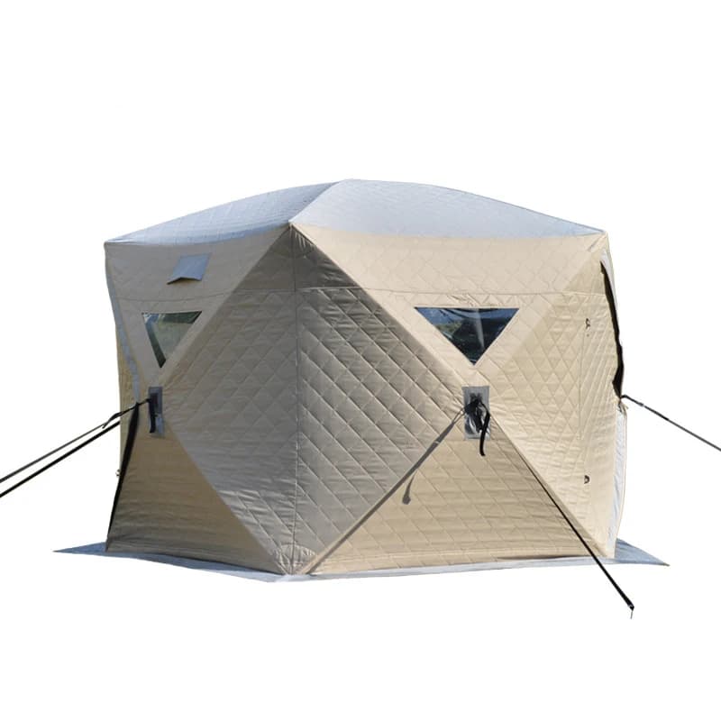 Sauna tent for sale with cooker Jack Hole Canada Sauna tent manufacturer Luxury folding camping tent for outdoor ice fishing