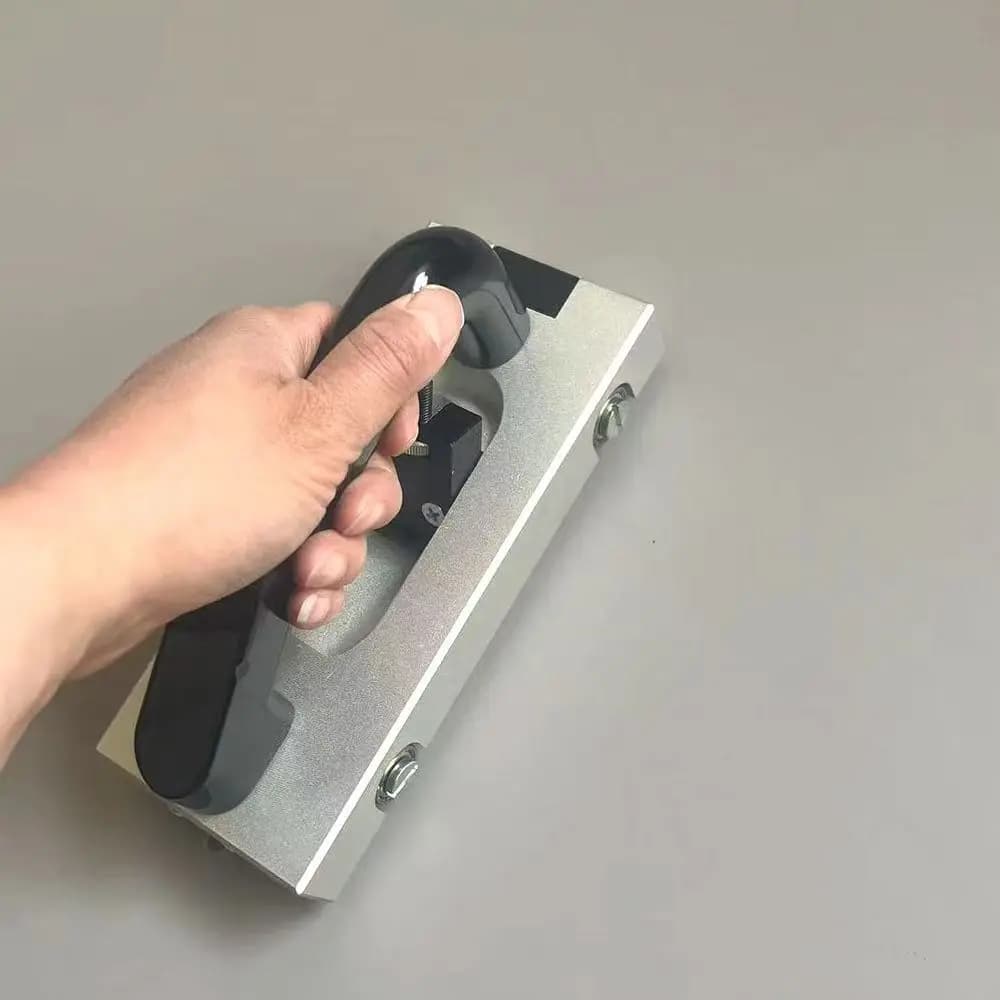 Utensile Manuale a Doppia Lama per Scanalature Fai-da-te, Strumento a Ruote per Scanalature per Pavimenti in Vinile PVC di Grado Saldatura