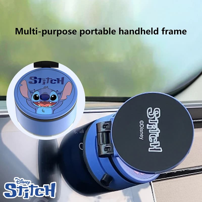 Supporto per telefono da auto Stitch con ventosa, staffa magnetica universale per navigatore da console centrale, supporti e fissaggi per auto