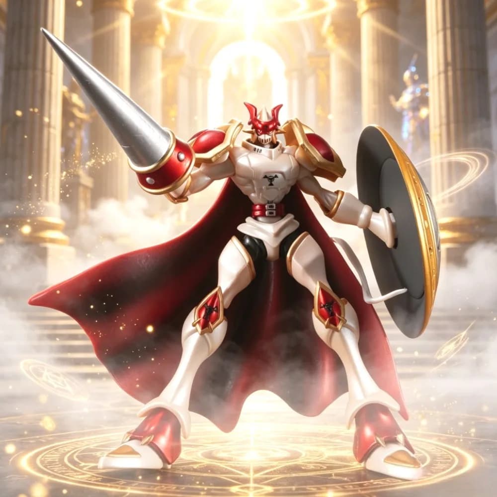 16.5cm Anime Digimon Adventure Figure Gallantmon Action Figures Pvc Statue Desktop Ornamen Collection Model Toys Gifts