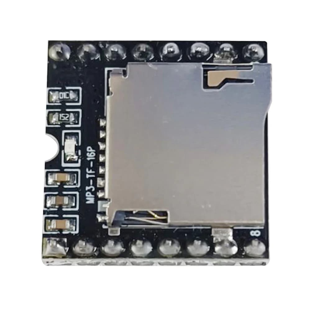 Scheda di decodifica vocale MP3 con supporto per schede TF e modulo lettore U-Disk per Arduino