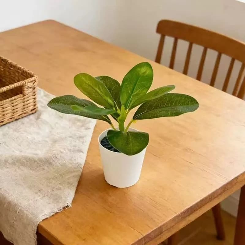 Decorazioni con piante verdi artificiali, mobili TV da scrivania, decorazioni per ufficio, piante in vaso per la casa.