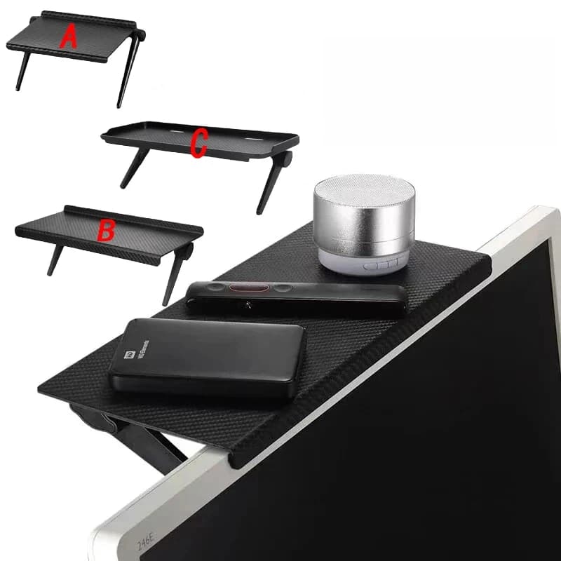 Adjustable TV Screen Top Storage Shelf Computer Monitor Screen Top Storage Rack TV Media Box Router Shelf Rack Home Organizer