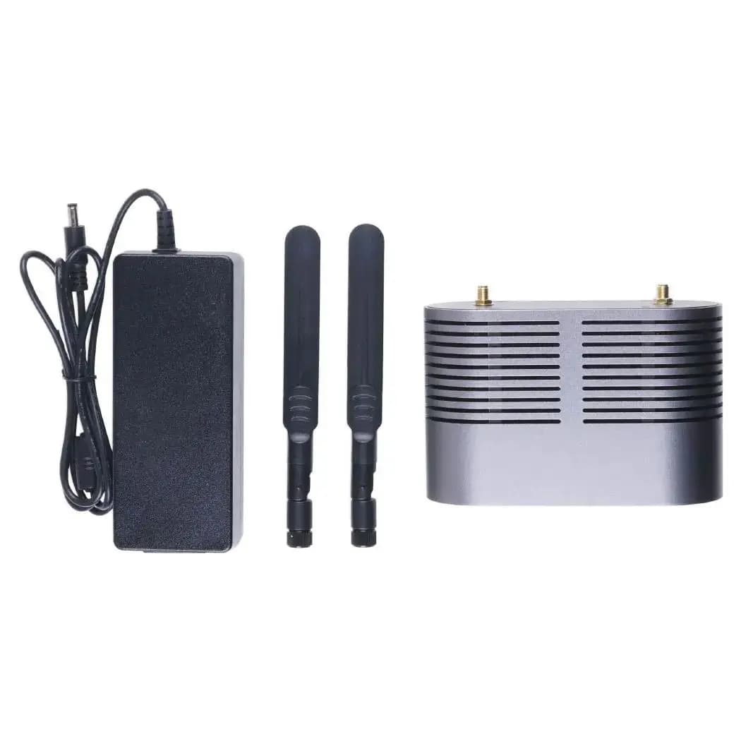 Mini PC Jetson SUB con Modulo Jetson Xavier NX Edge AI 21 TOPS, SSD da 128GB, Case in Alluminio con Dissipatore di Calore, WiFi, Antenne, JetPack