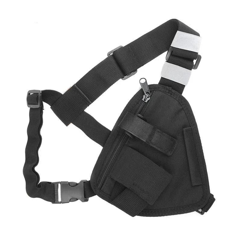 Borsa per walkie-talkie Custodia per radio bidirezionale Borsa per marsupio portatile per walkie-talkie con tracolla regolabile Custodia per trasporto TRadios