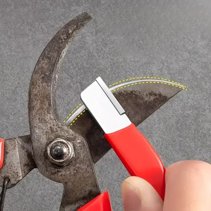 Professional Kitchen Knife Sharpener - Tungsten & Diamond Ceramic Sharpening Stone Professional Outdoor Scissors Sharpener