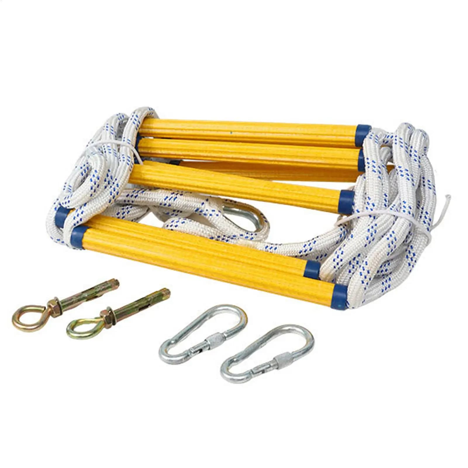 Scala di corda marina Scala per barca da pesca per arrampicata Sport acquatici Attrezzatura di sicurezza pieghevole resistente per yacht Canoeing
