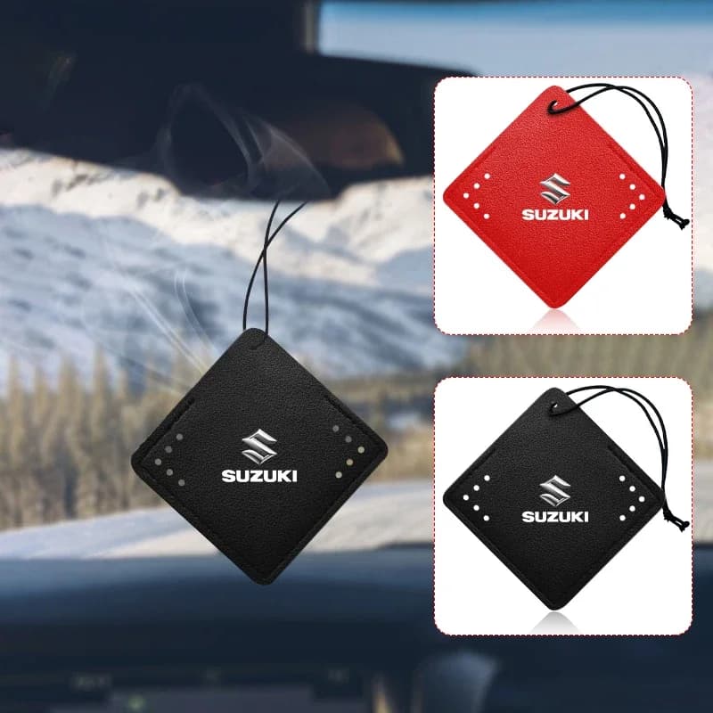 1 pc Car Interior Perfume Pendant Deodorant Pendant Extended Perfume Emblem for Suzuki Swift SX4 Vitara Jimny Grand-Vitara Alto Ciaz