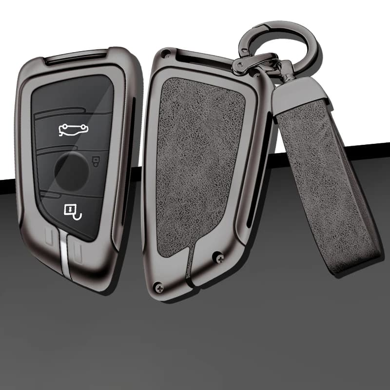 Custodia protettiva per chiave auto in lega di zinco per BMW X2 Protezione per telecomando X Serie completa per accessori per auto con copertura chiave per auto BMW