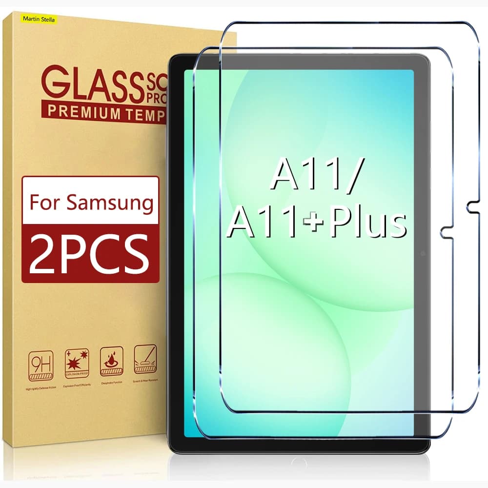 For Samsung Galaxy Tab A11 Plus A11 + Tempered Glass Screen Protector on Galaxy Tab A11 8.7 inch 2025 9H Film Accessories