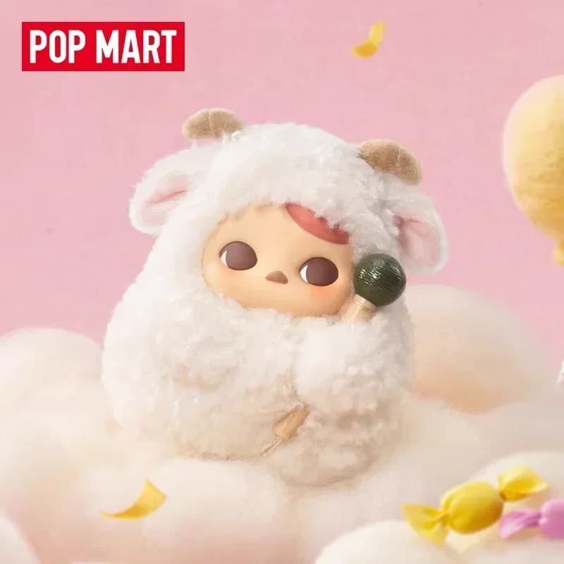 POP MART PUCKY TAP NASTRO BABIES Serie Vinile Peluche Ciondolo Cieco Scatola Guess Bag Scatola Misteriosa Giocattoli Bambola Anime Figura Ornamenti Regalo