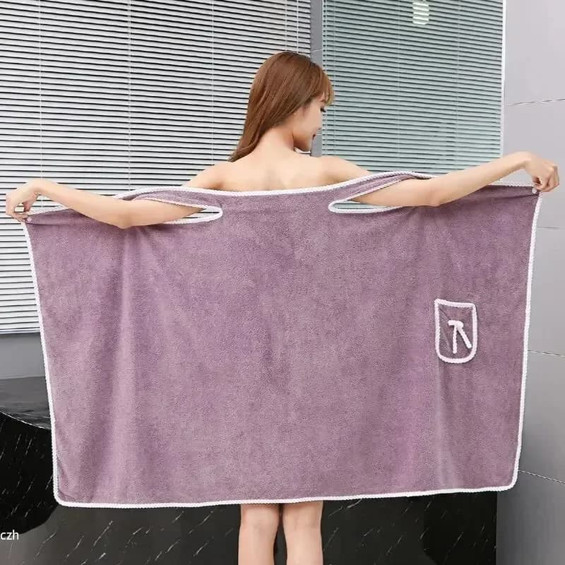 Women's bath towels, wearable, 90*130 cm, fast drying, for bath, beach, spa, clothes, shower and gym
