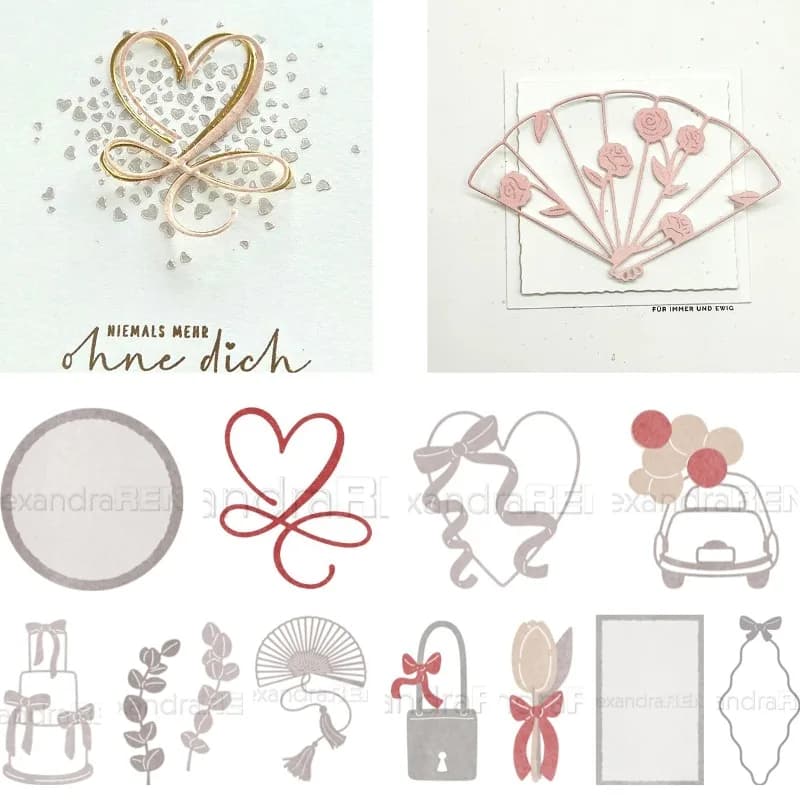 'Wavy-edged Frame with Bow Metal Die Cutting 2026 New DIY Die Molds Scrap Booking Paper Making Cuts Crafts Big Die Handmade