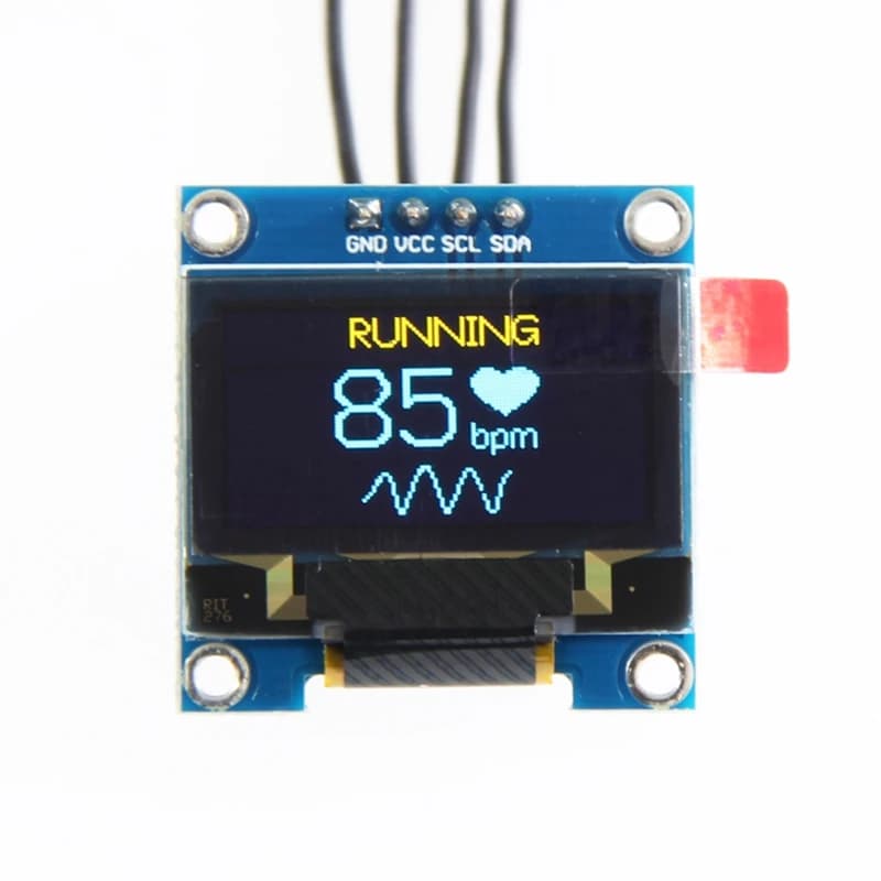 A02R! OLED LCD Display Module 0,96 Inch IIC I2C Series GND 128X64 SSD1306 for Arduino Kit Blue Display