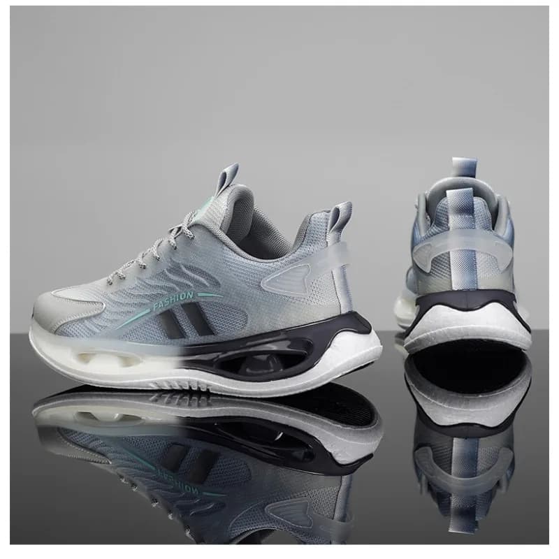 Male 2026 Spring Korean-Style Streetwear Y2K Dad Sneakers Mesh Breathable Boost-Sole Height-Increase Daily Footwear