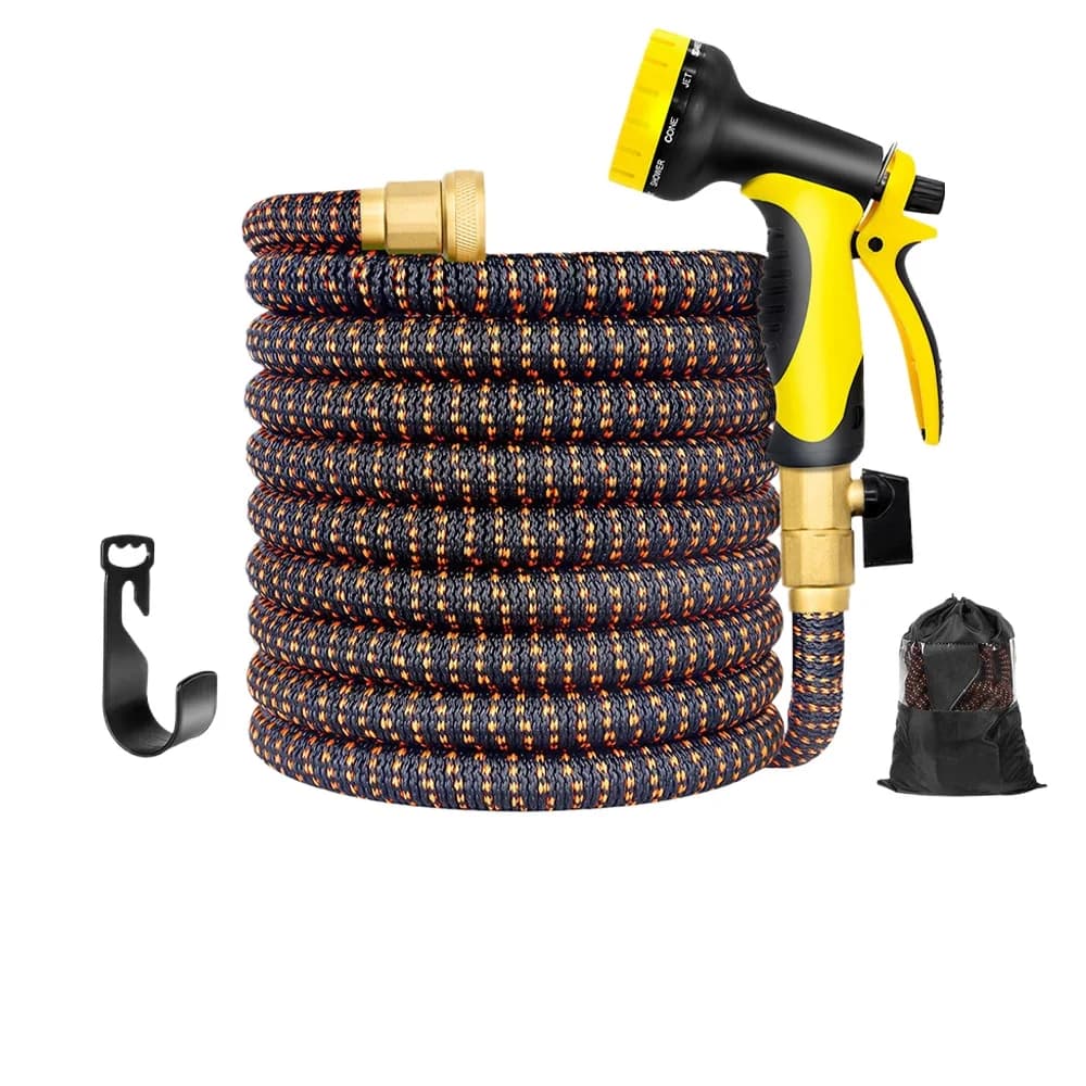 Retractable water pipe for garden watering, multi-functional nozzle magic hose car wash water gun telescopic water pipe
