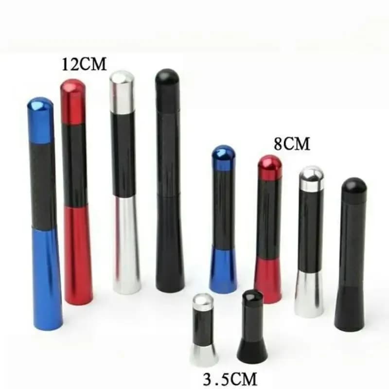 1 set universale lungo corto tetto automatico accessori per antenne radio in fibra di carbonio strumenti di segnale migliorati antenna per tetto auto