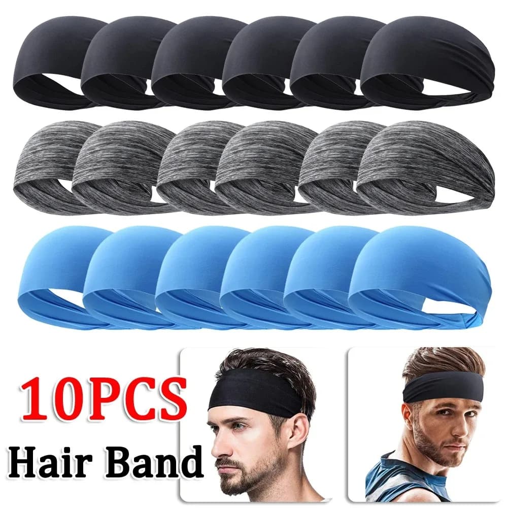 Fascia elastica Fitness Unisex ultrasottile turbante assorbimento del sudore traspirante asciugatura rapida sport in esecuzione accessori per fascia per capelli