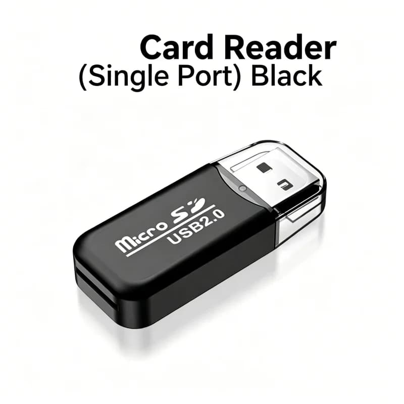USB 2.0 Mini TF Card Reader High Speed Micro SD Memory Card Adapter Portable Plug And Play Card Reader For Computer Car Digital