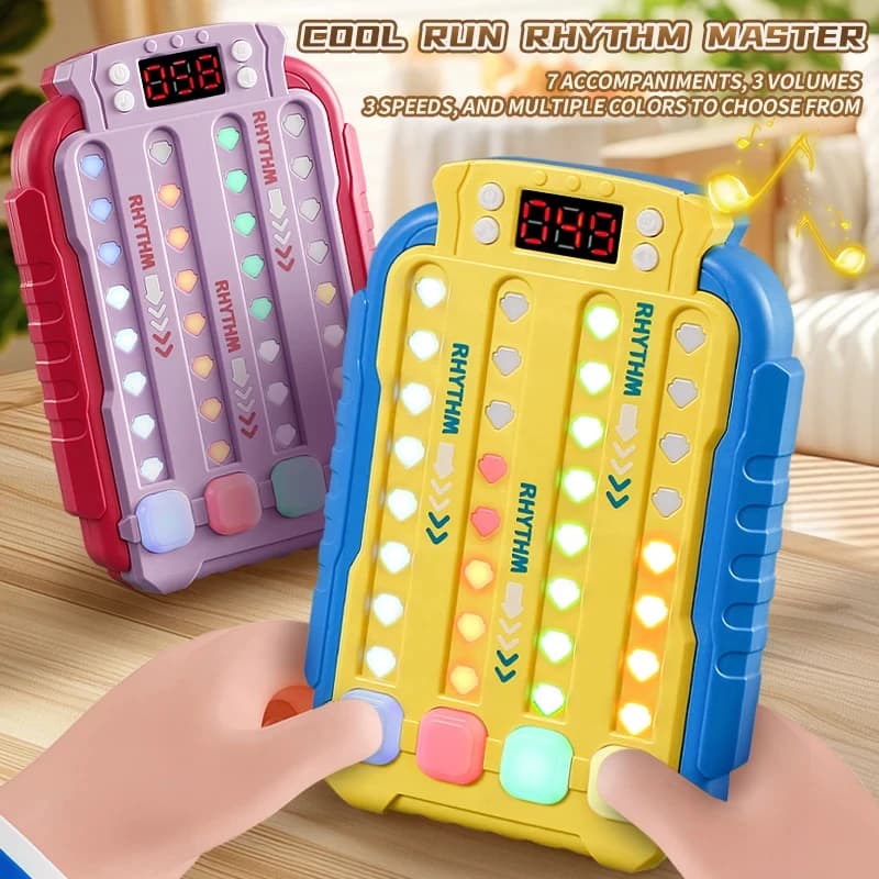 Gioco Musicale Ritmico a Pressione, Giocattolo Antistress per Allenamento della Concentrazione, Gioco Sicuro per Bambini e Bambine, Regalo di Compleanno
