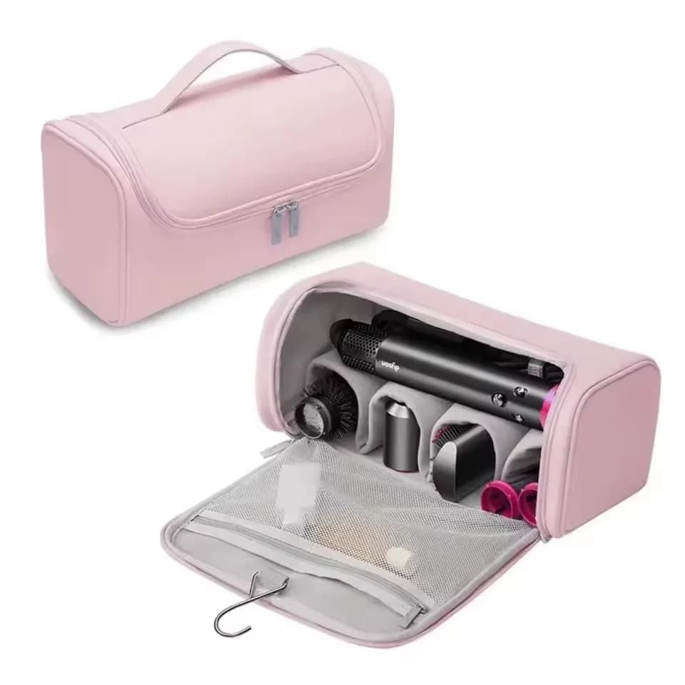 Large Capacity Hair Dryer Storage Bag Dustproof Travel Case Multi-Pocket Organizer Pouch for Curling Hair Dryer