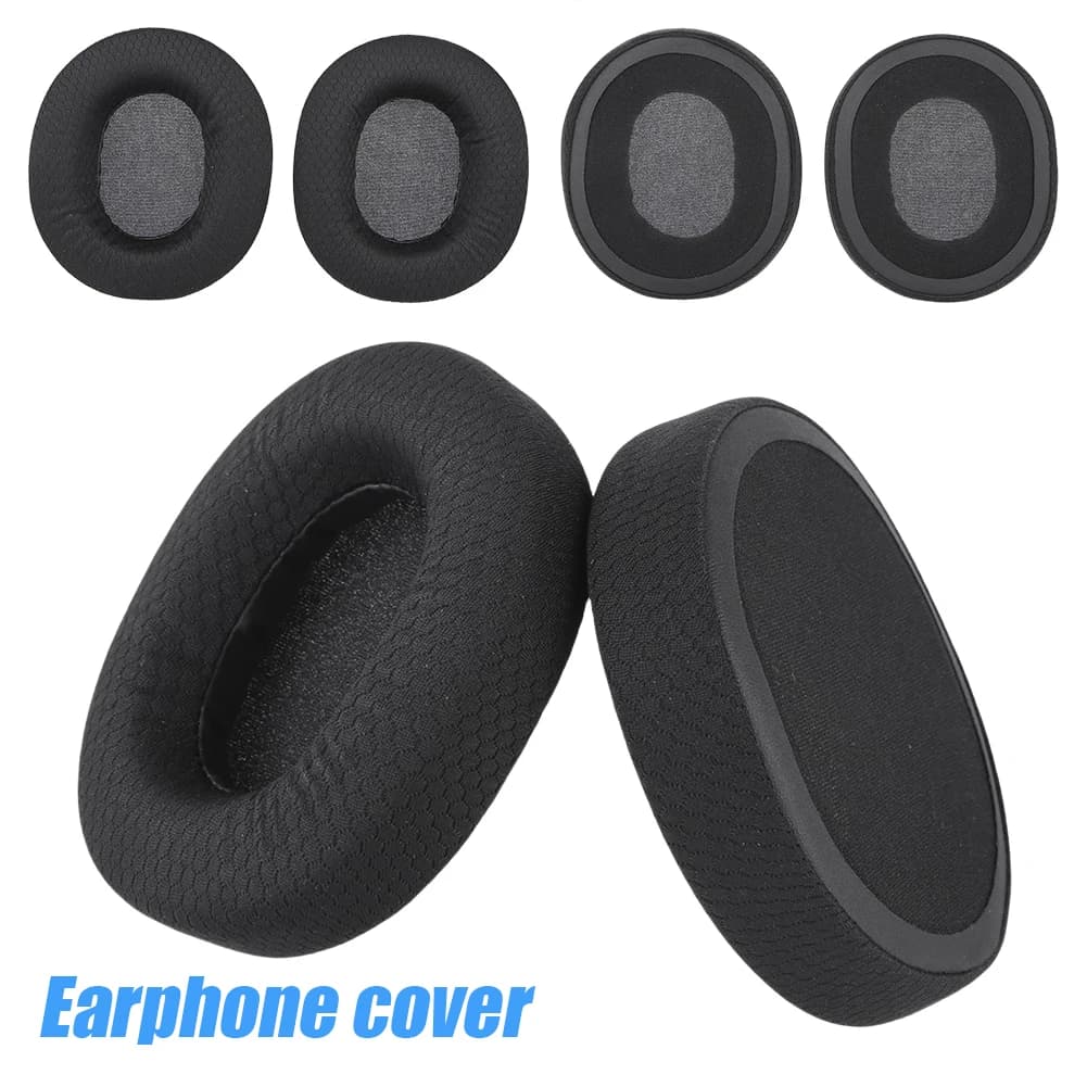 Replacement Earpads Mesh Fabric Memory Foam Headphone Earpads Headset Ear Cushions for Razer Kraken Kitty V2 Pro Gaming Headset