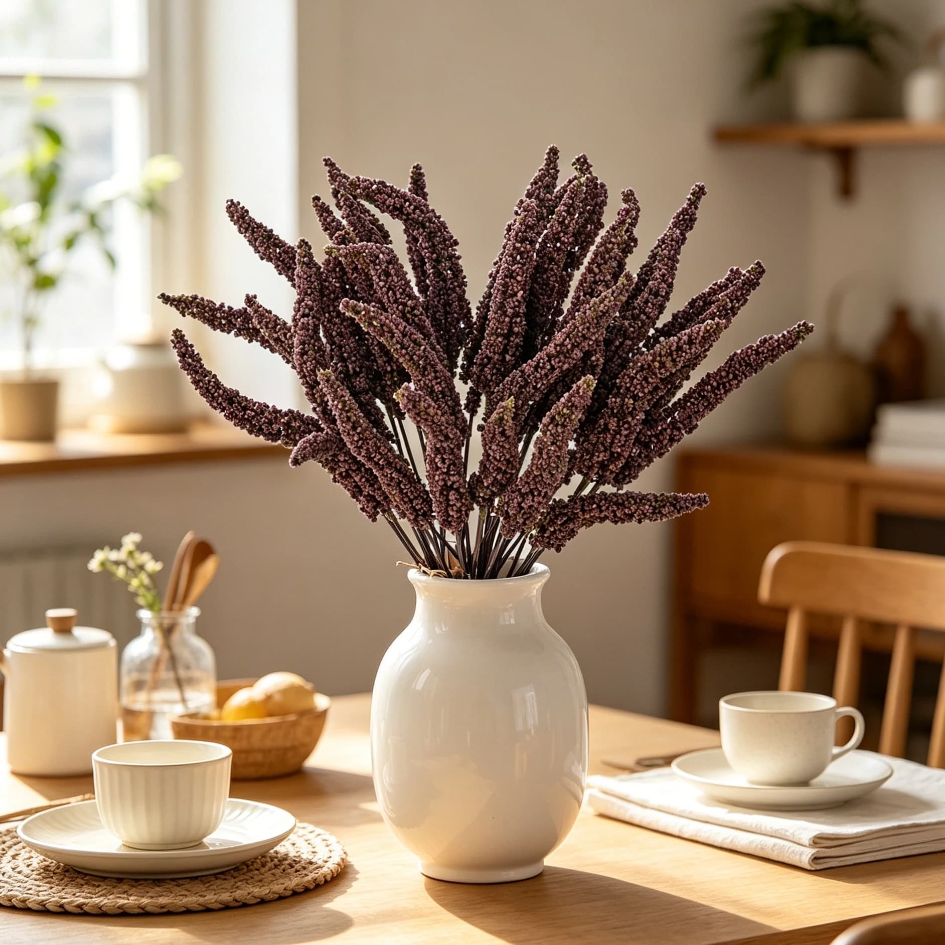 Pianta Artificiale in Seta per Decorazioni Festive, Matrimoni, Casa, Tavolo, Vasi, Ghirlande, Bouquet da Sposa, Giardino, Fai-da-Te, Regalo, Festa