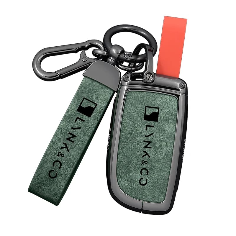 Set di chiavi esclusive all-inclusive in metallo per portachiavi con custodia protettiva stile carta NFC LYNK&CO 900 Z20 Z10