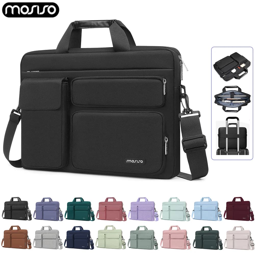 Borsa per laptop 13 14 15 16 Borsa per notebook da ufficio da 17,3 pollici Valigetta a tracolla per computer da viaggio per custodia HP Lenovo MacBook Air Pro