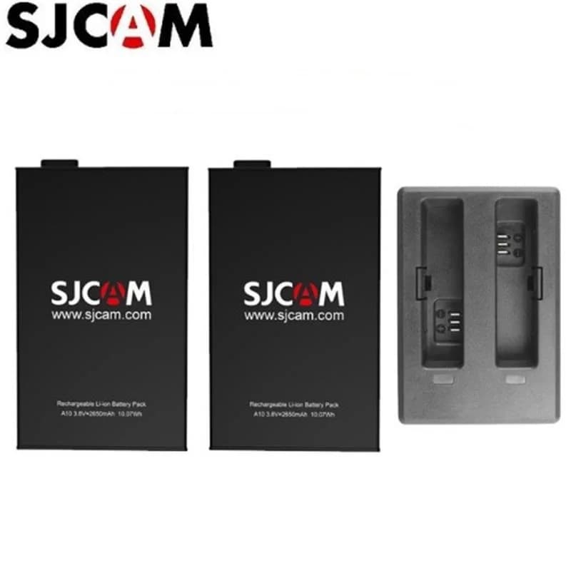 SJCAM A10 2650mAh Rechargeable Li-on Battery Backup 100% original accessories for SJCAM A10 A20 WiFi Camera Power Bank