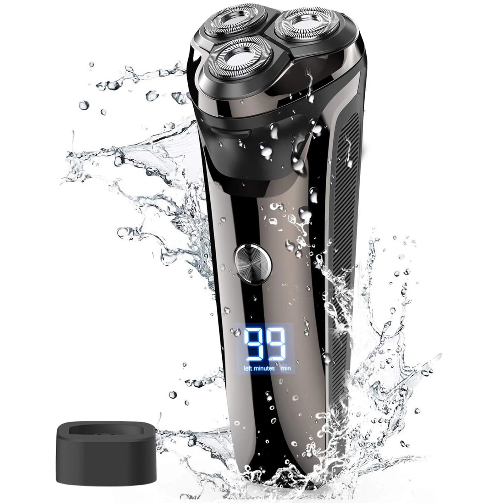 2025 New Bearings for Men Electric Cordless Cordless USB Rechargeable Triple Lame Electric Razor Raincoat FK-373