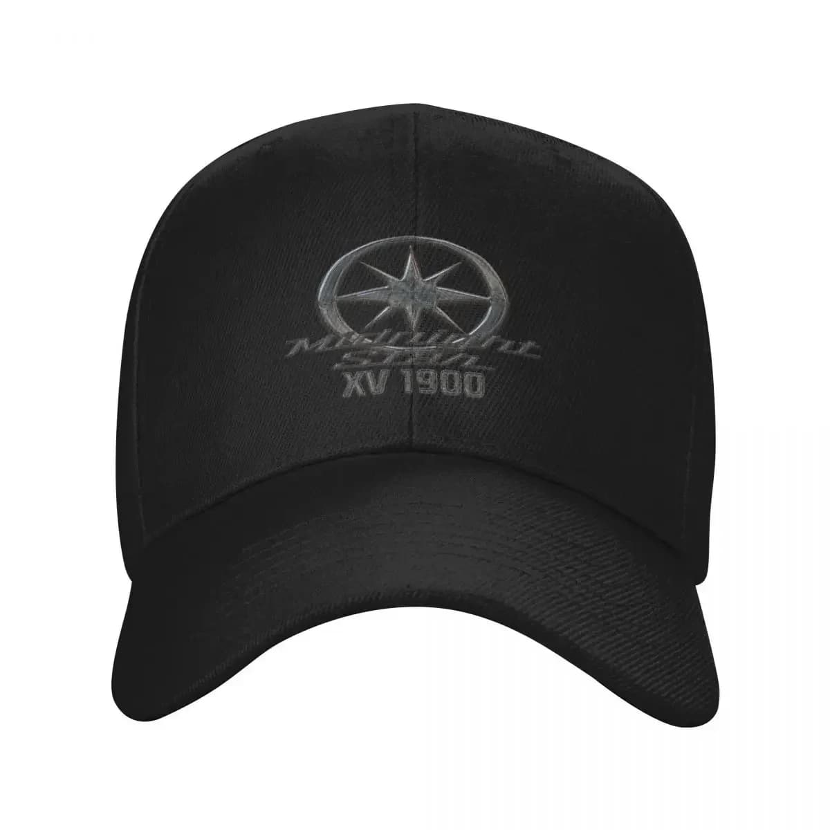 Cappello da Baseball in Metallo con Logo Midnight Star XV 1900, Cappello di Lusso Taglia Grande, Abbigliamento da Golf, Cappelli da Donna 2025, Cappelli da Uomo