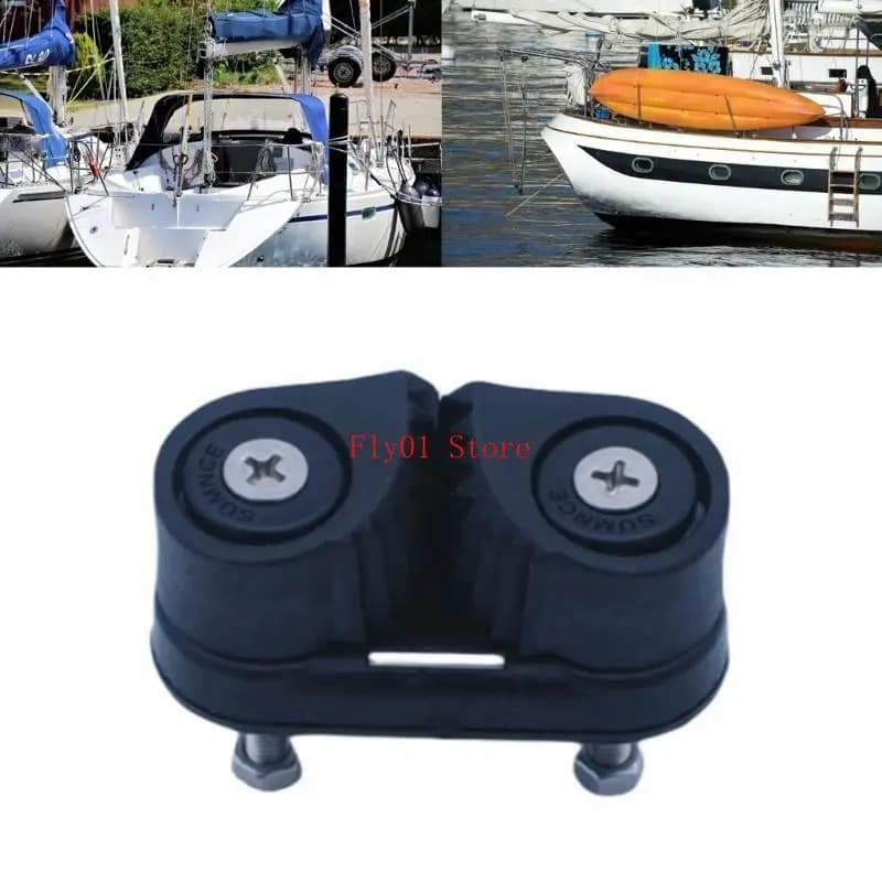Cuscinetti a camme Bitta Puleggia Morsetto per fune Vela Gommone Kayak Camme Bitte per canottaggio Tacchette ingresso rapido