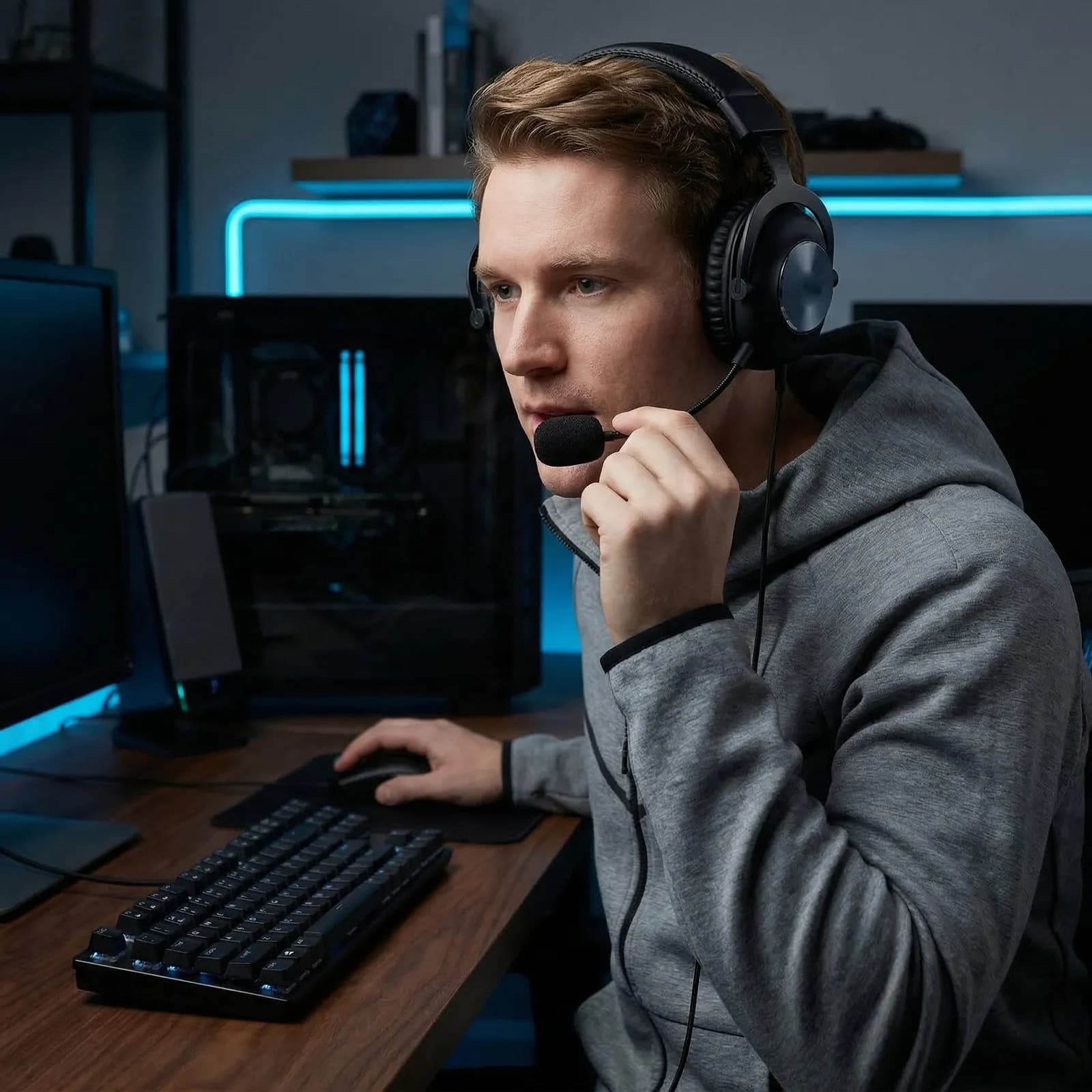 Microfono di ricambio per cuffie da gioco cablate, 2 pezzi, microfono staccabile, regolabile, leggero, per giochi su PC, streaming, suono chiaro