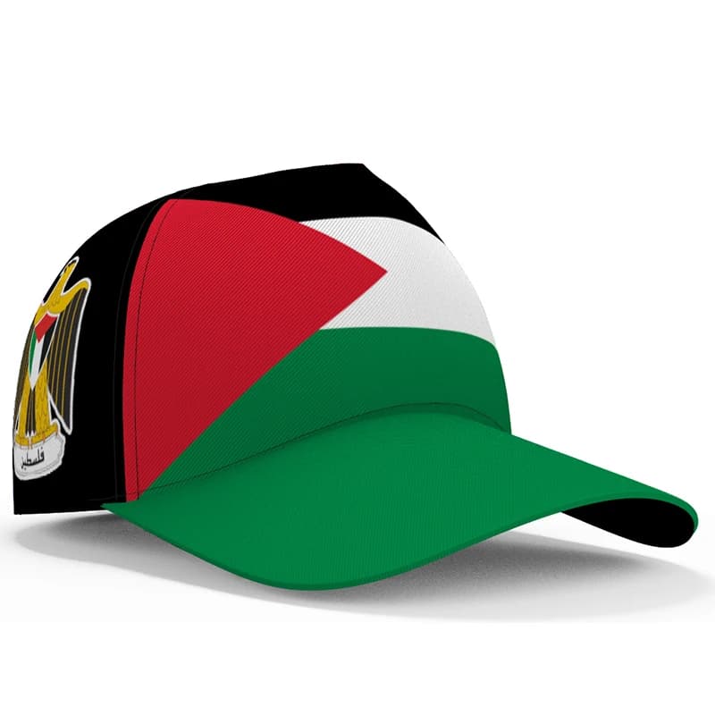 Berretti da Baseball della Palestina nome personalizzato gratuito numero Team Logo Palaestina cappelli Ple Country Travel tato Palestina Nation Flag copricapo